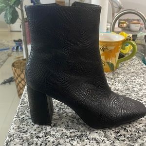 My generation black snake ankle boot
